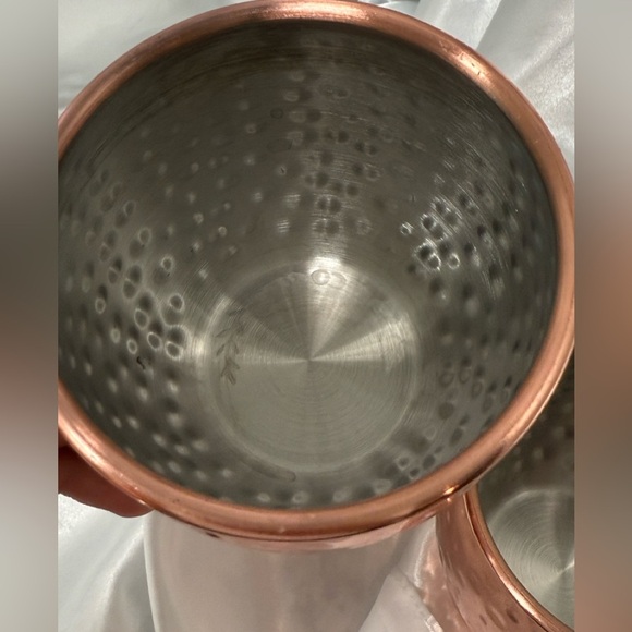 Arcoroc FK368 16 oz Moscow Mule Cup - Stainless Steel/Hammered Copper Finish - Picture 3 of 9